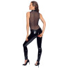 Black Level Combinaison Vinyl Jump Net Noire